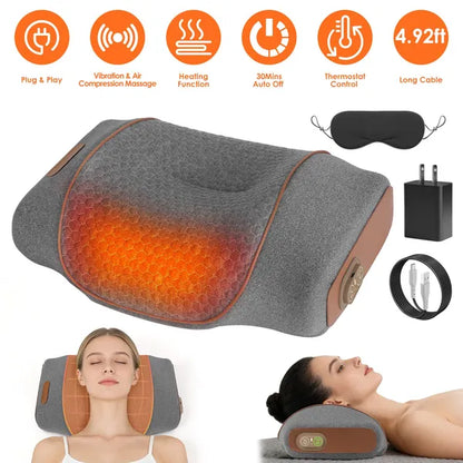 3-in-1 heated neck massager pillow – ReviveFit, image 1